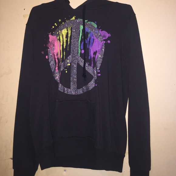 Peace sign hoodie