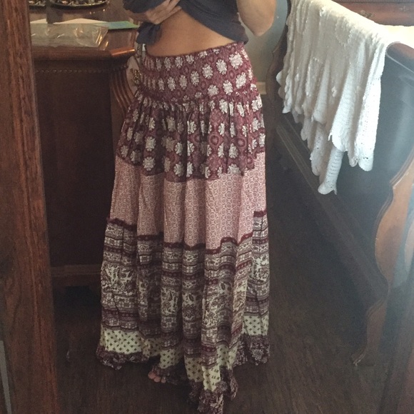 Multi-Print Maxi Skirt - Picture 5 of 5