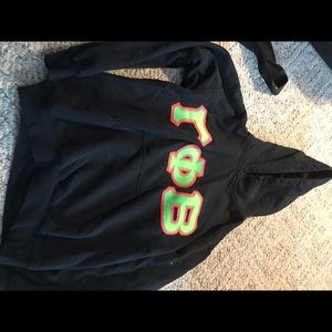 Lettered hoodie
