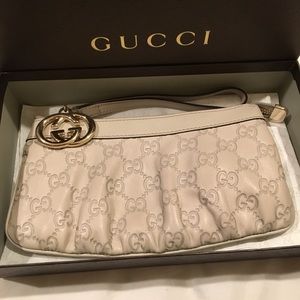 Gucci Guccissima Wristlet