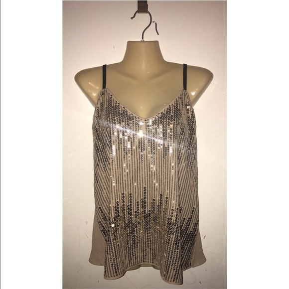 bebe Tops - bebe Sequin Tank