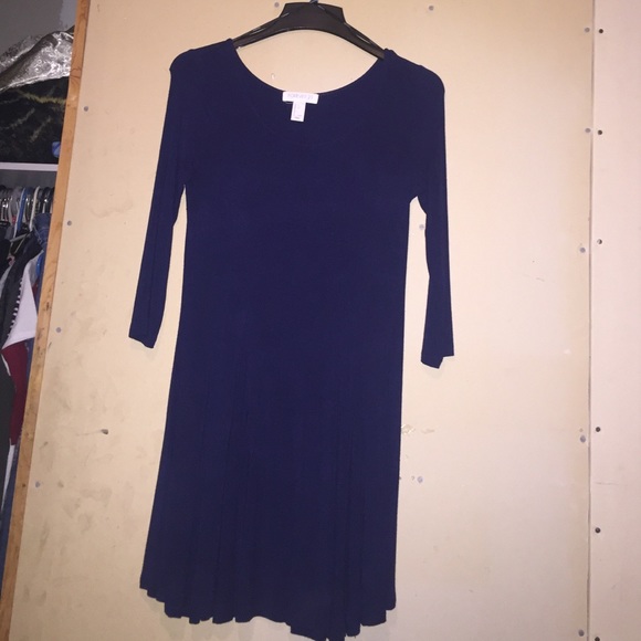 Blue flowey dress