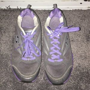 Grey Skechers Sneakers