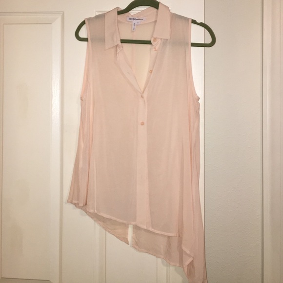 BCBGeneration Asymmetrical Sleeveless Top