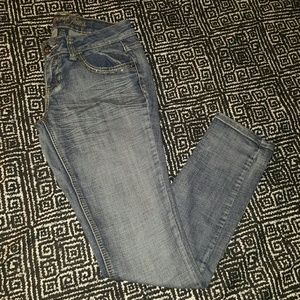 Embellished skinny jean