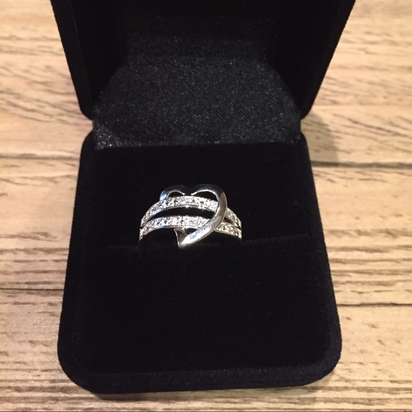 ❤️New Silver Bling Gemstone Heart Love Women - Picture 4 of 4