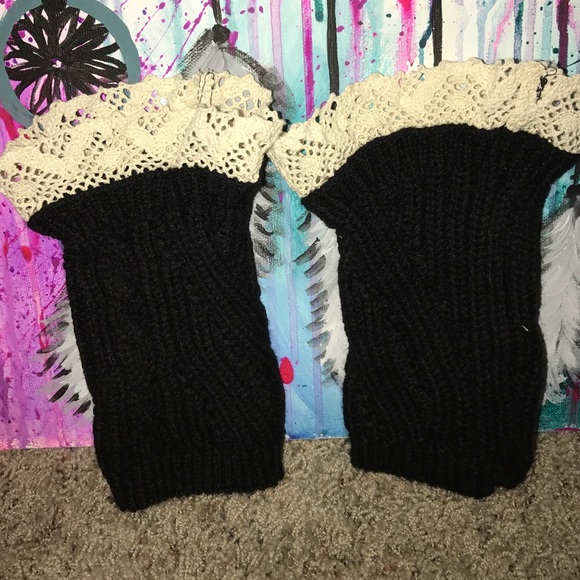 Lace Leg Warmers - Picture 1 of 2