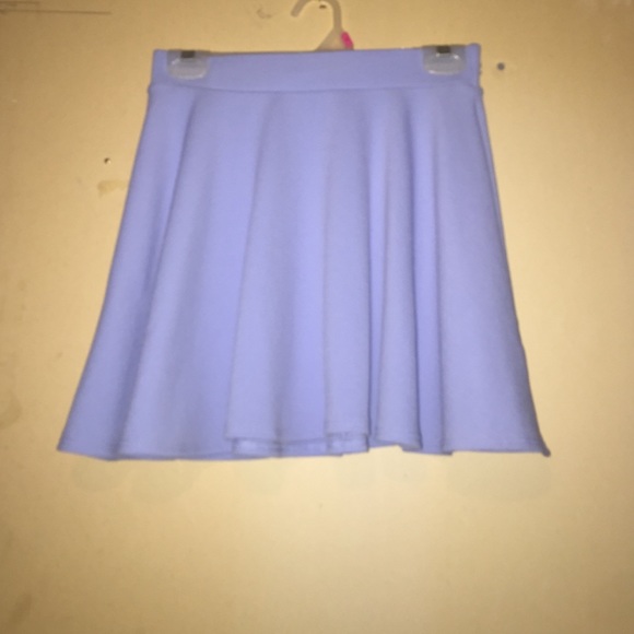 Baby blue skater skirt