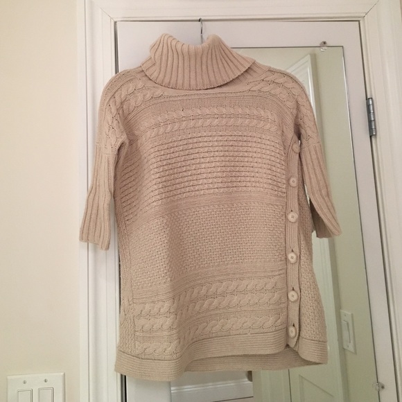Theory cable knit flowy sweater