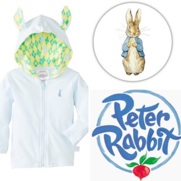 Blue Peter Rabbit Jacket with Hood - Picture 2 of 3