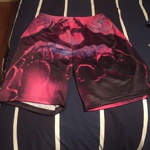 Polyester Rave Shorts