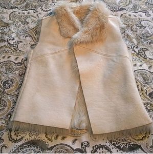 Faux fur vest