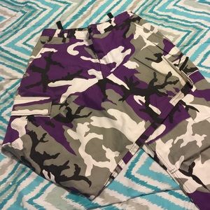 Purple Camo Pants