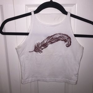 American apparel crop top