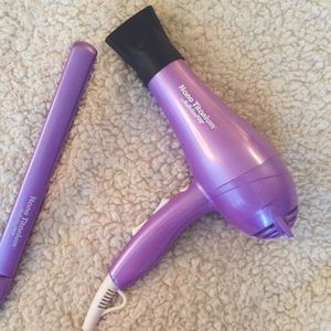 Purple Pearl Babyliss Nano Titanium Blow Dryer