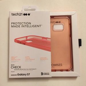 Tech21 salmon pink case for Samsung galaxy s7