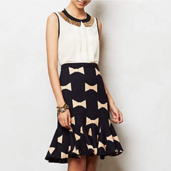 Anthropologie Dresses & Skirts - Anthropologie Bow Tie Eva Franco Skirt