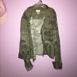 Wet seal camo jacket