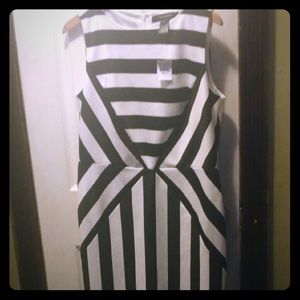 Black and white dress