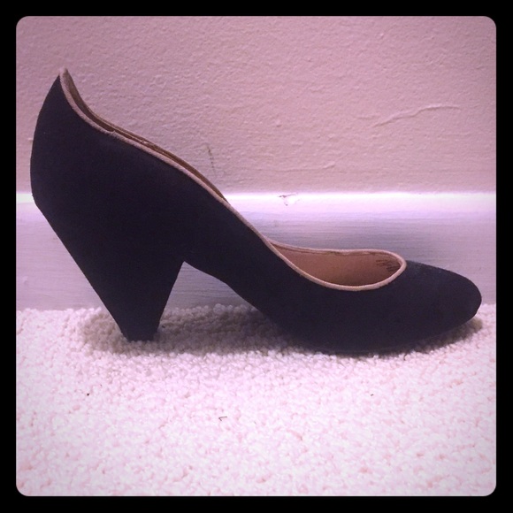 Zara Trafaluc AW13 black chunky heels