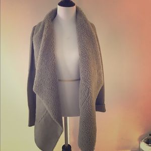 TALIE Knit and Fur S Jacket / Cardigan, Like New