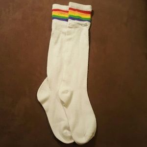 Knee high socks with pockets!