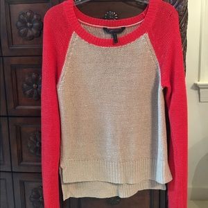 Colorblock knit sweater