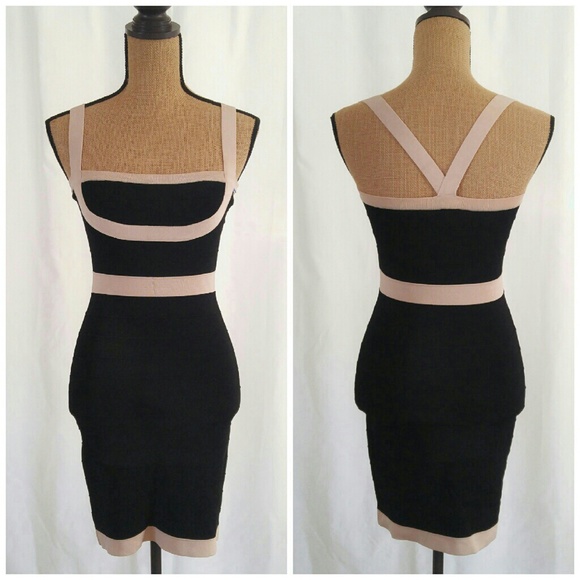 SOLD bebe Bodycon Bandage Dress XS - Picture 2 of 4