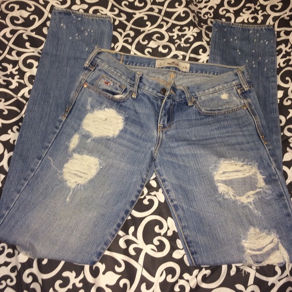 Hollister Distressed Skinny Jeans