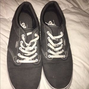 Women's dark gray vans