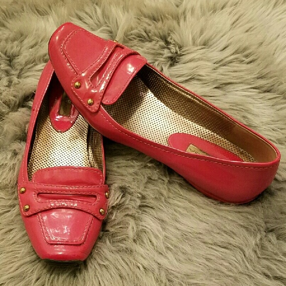 Via Spiga Patent Leather Loafers Mules