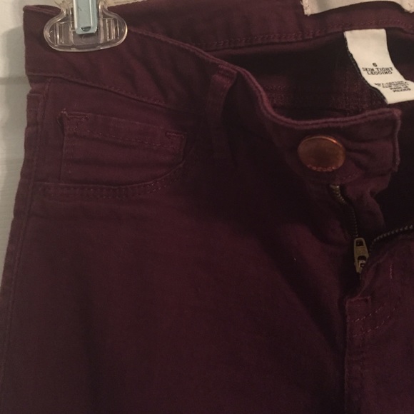 Burgundy skinny jeans - Picture 4 of 4