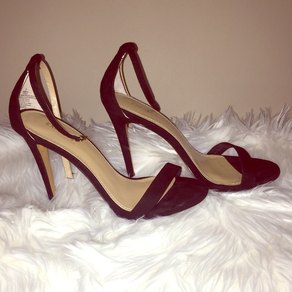 Black Skinny Heeled Sandals