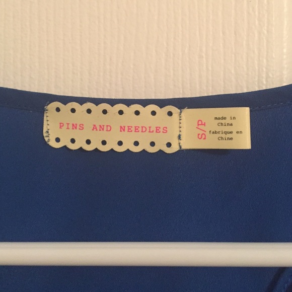 Cute royal blue blouse - Picture 2 of 3