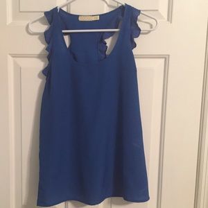 Cute royal blue blouse