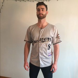 Ryan Braun Milwaukee Brewer's Baseball Jersey