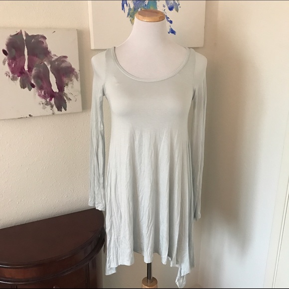 🎉FLASH SALE🎉Light Blue Asymmetrical Tunic