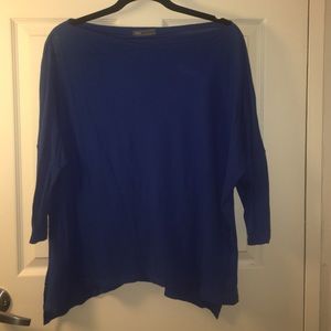 Vince royal blue comfy cotton shirt. Never worn!