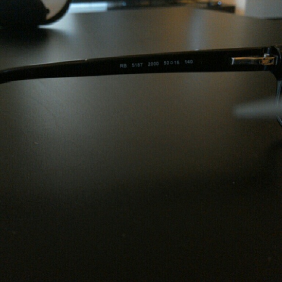 RayBan black framed glasses with tint - Picture 3 of 4