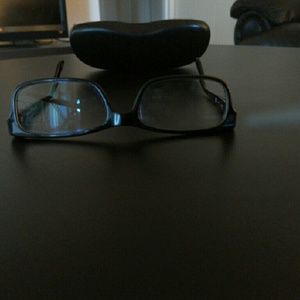 RayBan black framed glasses with tint
