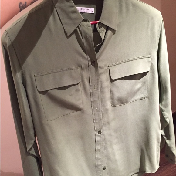 Equipment Signature Silk Blouse Shirt - Picture 3 of 3
