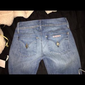 Size 26 Hudson jeans raw hem