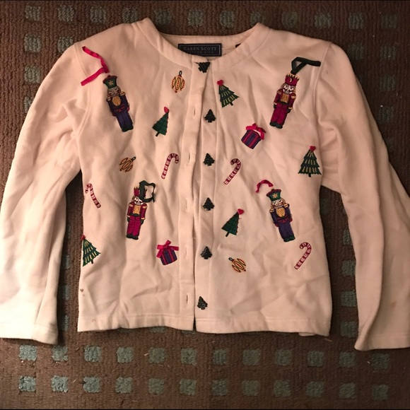 Vintage Karen Scott ugly Christmas sweater