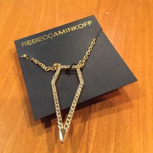 Rebecca Minkoff Gold Arrow Necklace /New