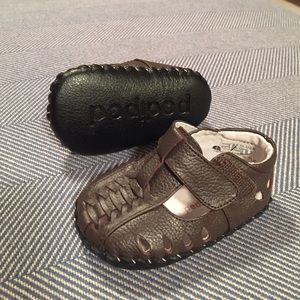 NEW Pediped sandals, size 0-6 months.