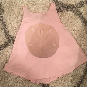 Wildfox pink shell tank. Size XS.