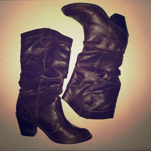 Cowgirl Brown Heel Boots👢