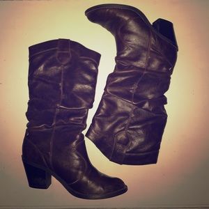 Cowgirl Brown Heel Boots👢