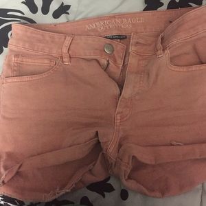 American eagle pink shorts