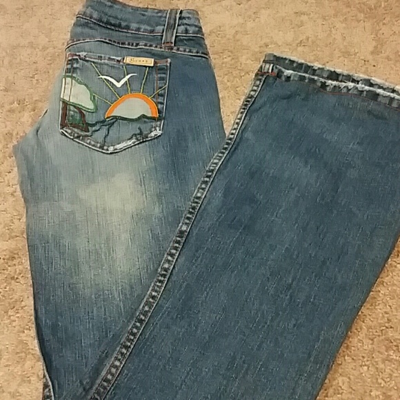 Grass Los Angeles Distrssed Jeans, Size 25